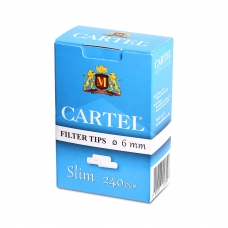 Фільтри сигаретні Tips CARTEL Slim (240)