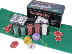 Набір Duke для гри в покер в металевому кейсі 200 фішок