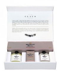 Подарунковий набір для гоління MUSGO REAL WHITE GIFT BOX OAK MOSS