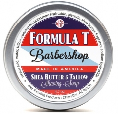 Мило для гоління WSP FORMULA T SHAVING SOAP BARBERSHOP 125 г