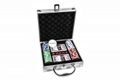 Набор для игры в покер в алюминиевом кейсе (100 фишек, 2 колоды карт) i0CG-11100