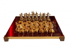 Шахматы Лучники "Manopoulos" 44х44см красный