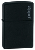 Зажигалка Zippo Black Matte Logo i0218ZL
