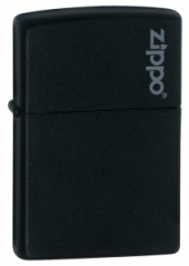 Запальничка  Zippo Black Matte Logo