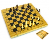Нарды+шахматы из бамбука В3015 24034