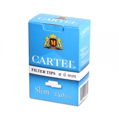 Фильтры сигаретные Tips CARTEL Slim (240)