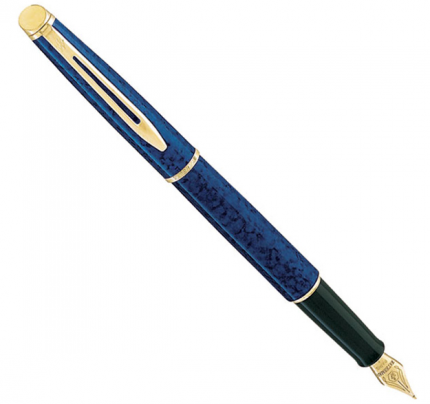 Ручка Waterman Hemisphere Marblad Blue FP F 12 051