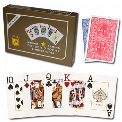 Набор игральных карт Modiano Golden Trophy Poker PS-310