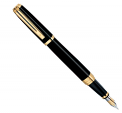 Ручка Waterman Exception Ideal Black GT FP F