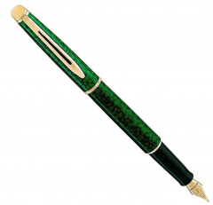 Ручка Waterman Hemisphere Marblad Green FP F