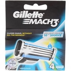 Кассеты Для Бритья Gillette Mach 3 - 4 шт