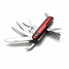 Складаний кишеньковий ніж STINGER 11 в 1 Червоний