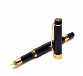 Перьевая ручка PICASSO "BLACK WITH GOLD CLIP" 917-F-GL
