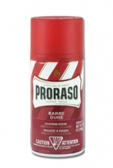 Пена для бритья Proraso Red (New Version) Shaving foam с маслом ши для жесткой щетины 300 мл