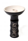 Чаша Embery JS-Funnel Bowl (частично глазурованная) – черная 