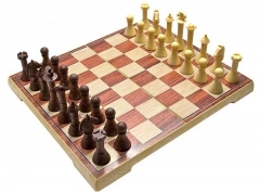 Шахматы магнитные Duke, коричневые 31х36х2 см