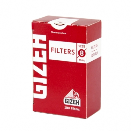 Фильтры для самокруток Gizeh, уп-100шт 12006