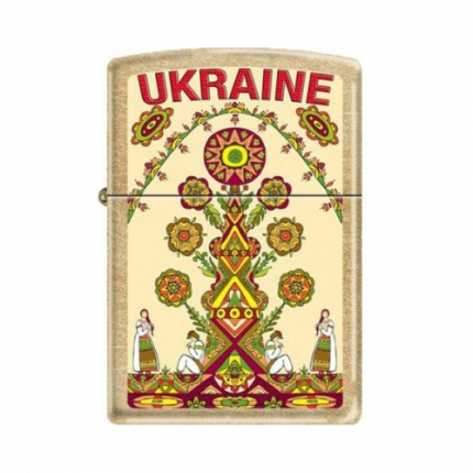 Зажигалка Zippo 207G-UT UKRAINE TREE  207GUT