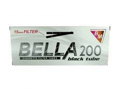 Сигаретні гільзи Bella Black 200шт 15мм