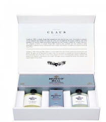 Подарунковий набір для гоління MUSGO REAL WHITE GIFT BOX LAVANDER