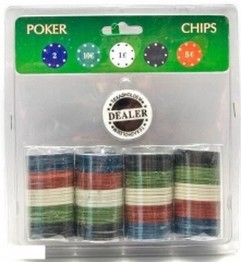 Покерные фишки в блистере 100шт