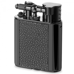 Зажигалка Dunhill Turbo Shagreen Black PVD QLK2300