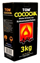 Вугілля для кальяну кокосове Tom Cococha, 3 кг