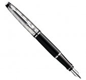 Ручка Waterman Expert Deluxe Black CT FP F 10 038