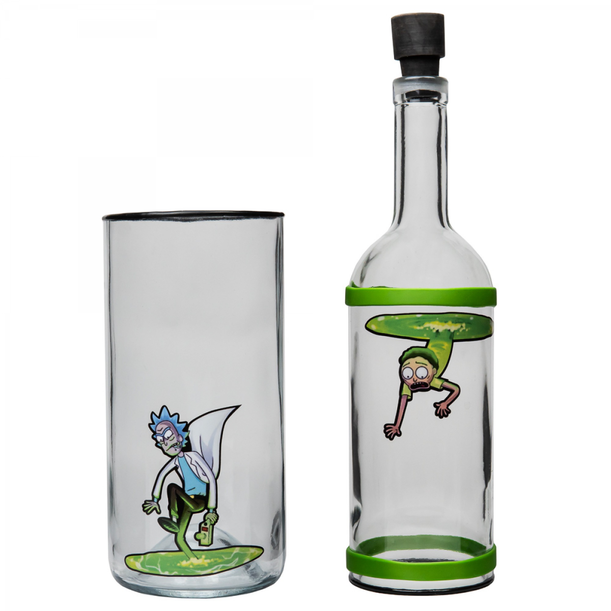 Скляний воднік Rick & Morty BB30029/12 — купити в інтернет