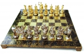 Шахматы Manopoulos "Греко-римские", коричневые S11BRO