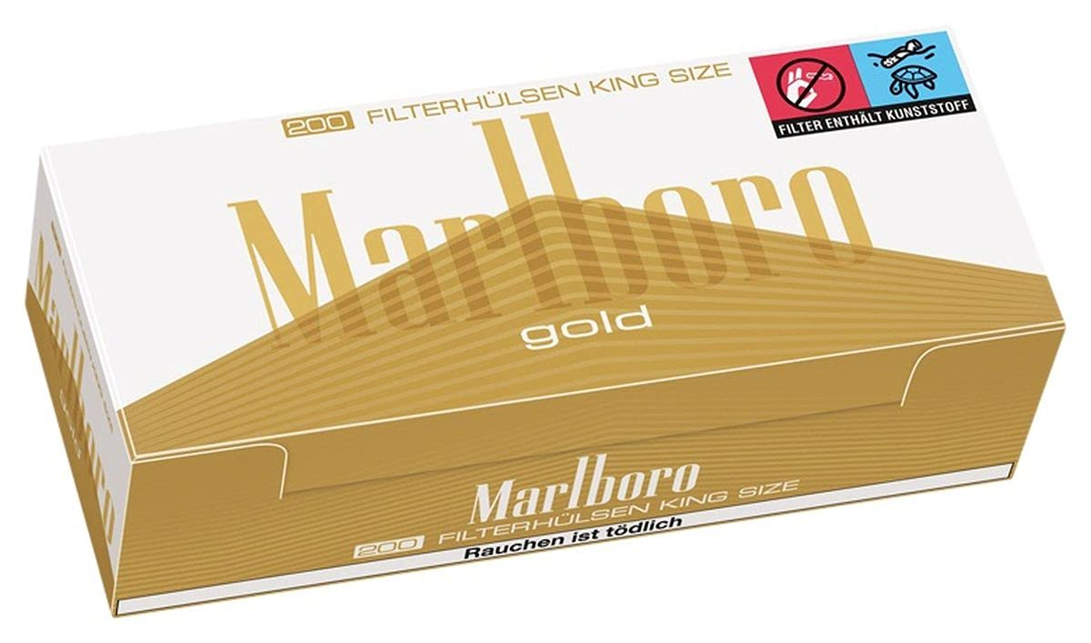 Гільзи Marlboro gold, уп-200шт 10009 — купити в інтернет-магазині
