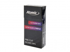 Фільтри для самокруток Atomic Ultra Slim Pre-Cut