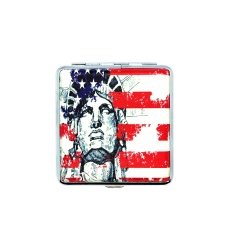 Портсигар для 20 сигарет "Genre" design Statue of Liberty