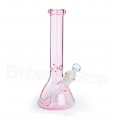 Стеклянный бонг Classic Pink with Holder