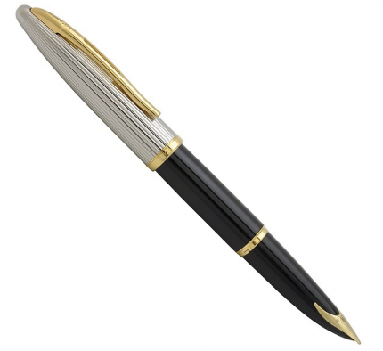 Ручка Waterman Carene Deluxe Black/silver FP F 11 200