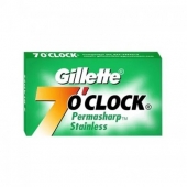Леза Gillette 7 O'Clock Permasharp Stainless 10 шт KTG-4700