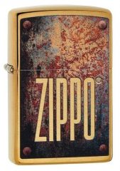 Запальничка Zippo 204B Rusty Plate Design