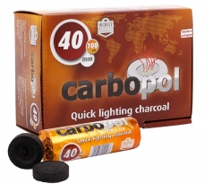Вугілля для кальяну Carbopol 40mm