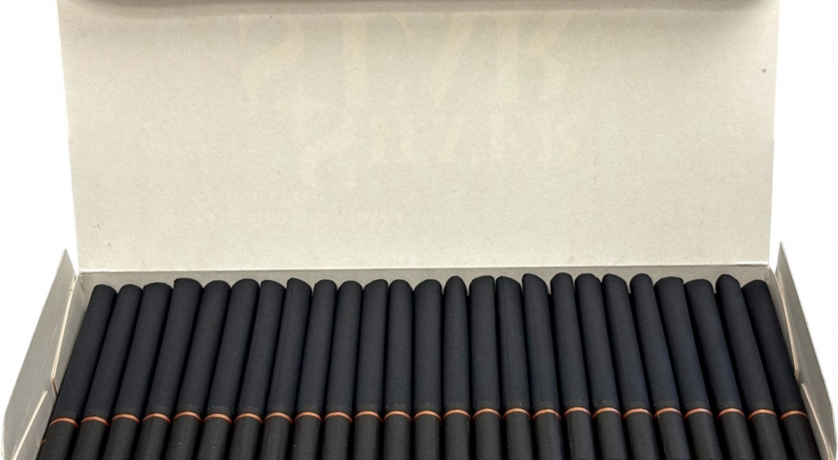 Гильзы для сигарет Silver Star Carbon Black Tube X-Long 24мм 200шт
