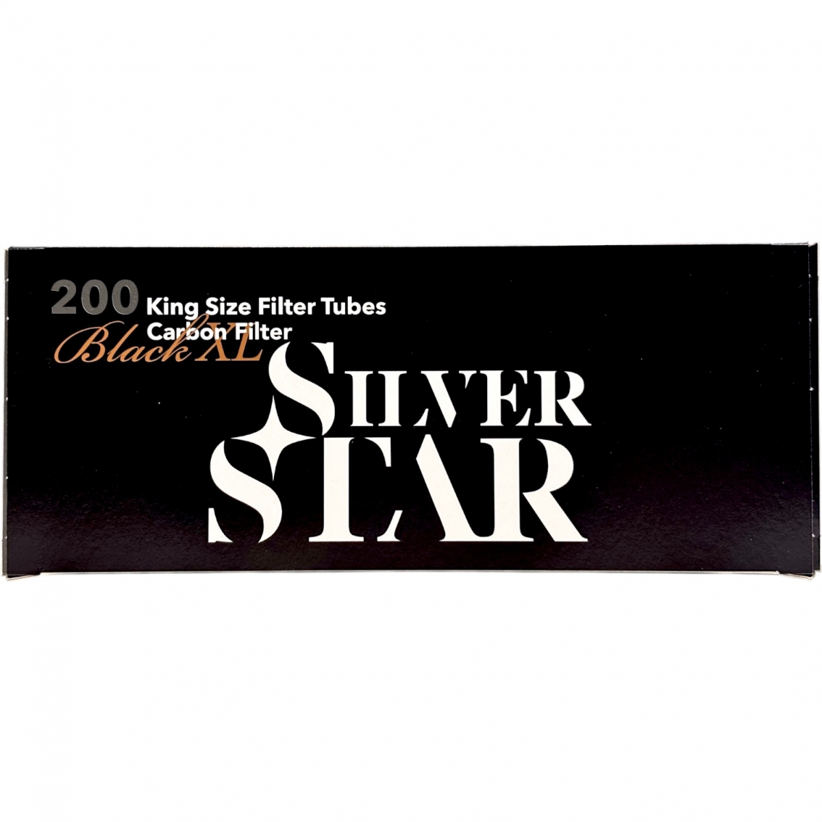 Гильзы для сигарет Silver Star Carbon Black Tube X-Long 24мм 200шт