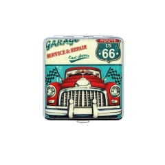 Портсигар для 20 сигарет "Genre" design Vintage Cars N3