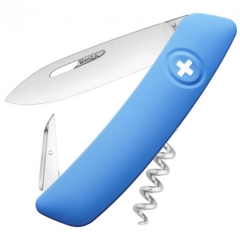 Нож складной, мультитул Swiza (95мм, 6 функций), blue