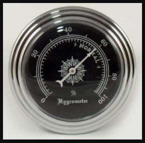 Гигрометр для хьюмидора Black Ø 60 мм 92109