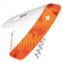 Нож складной мультитул Swiza (95мм, 6 функций), оранжевый