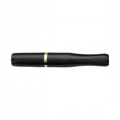 Мундштук Denicotea Slimline 6 мм Black & Gold Ring з фільтрами 10 шт