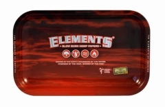 Поднос "ELEMENTS" RED METAL ROLLING TRAY SMALL