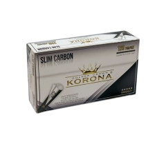 Гільзи для сигарет Korona Slim White Carbon 120шт