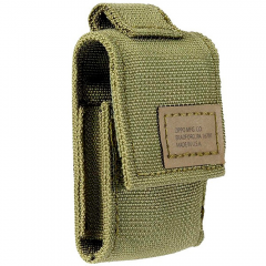 Зажигалка Zippo 236 Blk Crackle Ltr Tactical Pouch OD Green GS