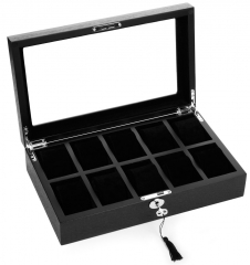 Скринька для зберігання десяти годинників Rothenschild black
