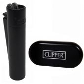 Зажигалка Clipper Metal Black CL-001-1
